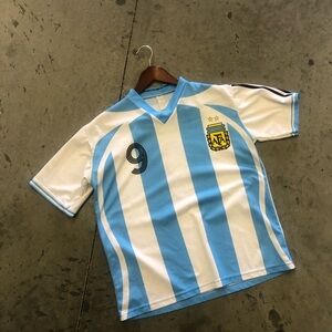 Vintage 2002 Argentina Soccer Jersey